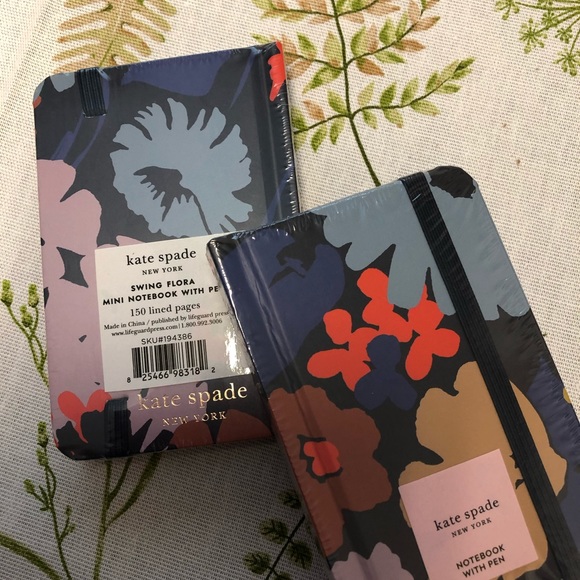 Kate Spade- Mini Notebook/Pen  ♠️📚 - Picture 6 of 8